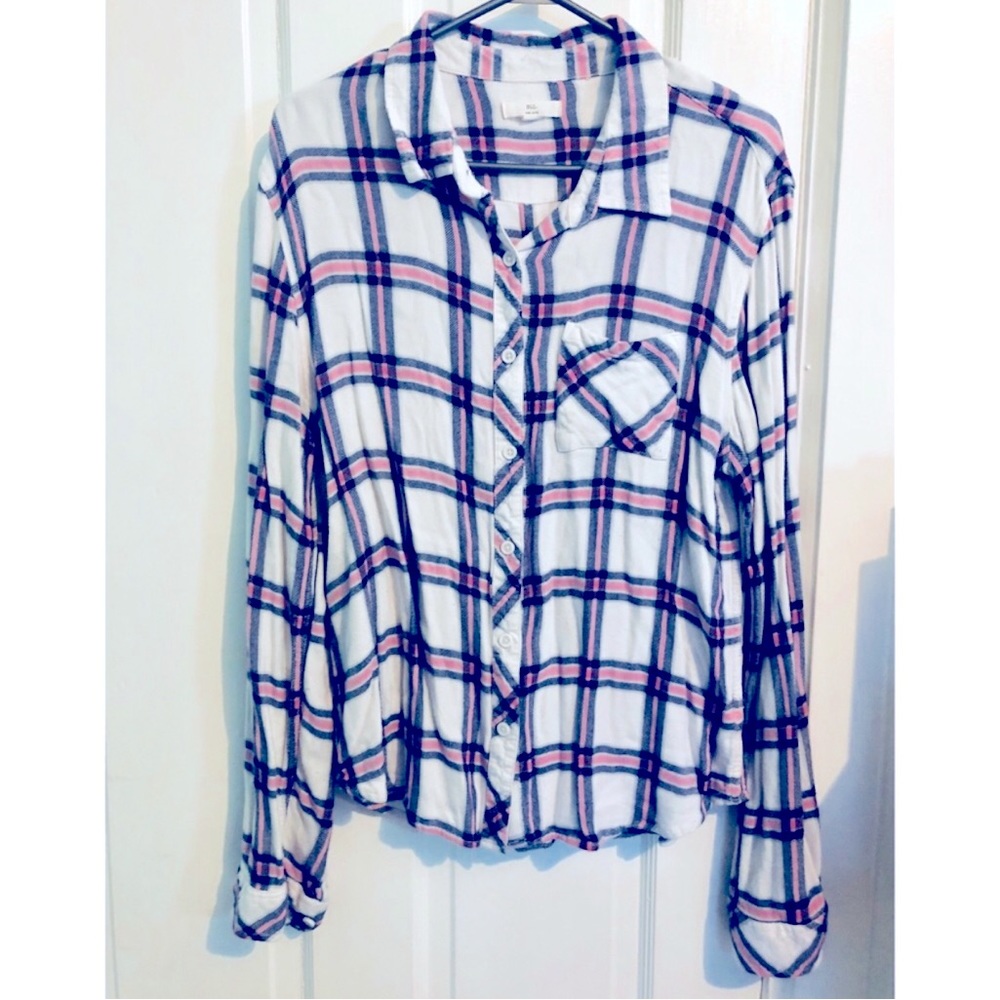 [BLL NEW YORK] Plaid Button Down Shirt